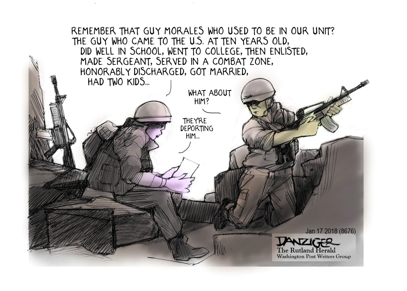 Jeff Danziger cartoon